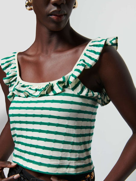 Nation LTD Rosa Tank / Verdant Green Stripe - nineNORTH | Men's & Women's Clothing Boutique