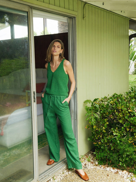 Nation Lucia Tie Waist Pant / Green Lawn - nineNORTH | Men's & Women's Clothing Boutique