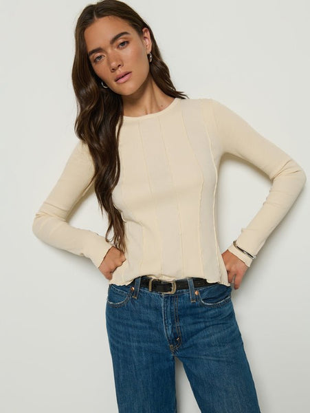 Nation Nico Long Sleeve Tee / Parchment - nineNORTH | Men's & Women's Clothing Boutique