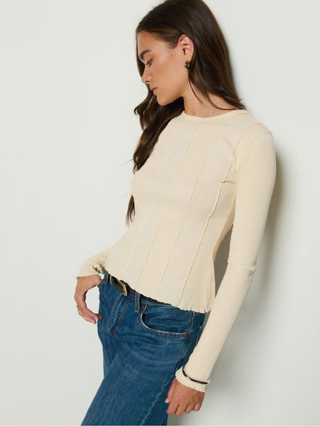 Nation Nico Long Sleeve Tee / Parchment - nineNORTH | Men's & Women's Clothing Boutique