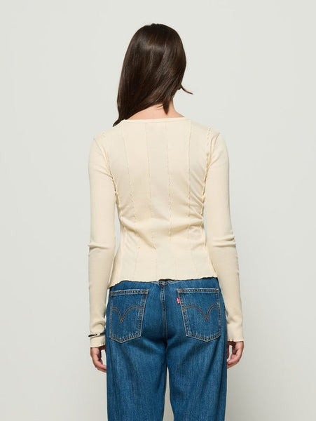 Nation Nico Long Sleeve Tee / Parchment - nineNORTH | Men's & Women's Clothing Boutique