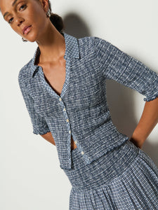 Nation Peggy Smocked Top / Picnic Check - nineNORTH | Men's & Women's Clothing Boutique