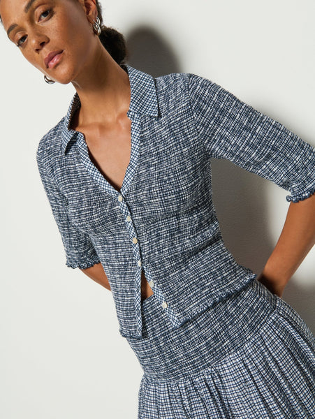 Nation Peggy Smocked Top / Picnic Check - nineNORTH | Men's & Women's Clothing Boutique