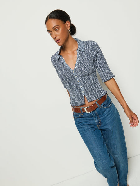 Nation Peggy Smocked Top / Picnic Check - nineNORTH | Men's & Women's Clothing Boutique