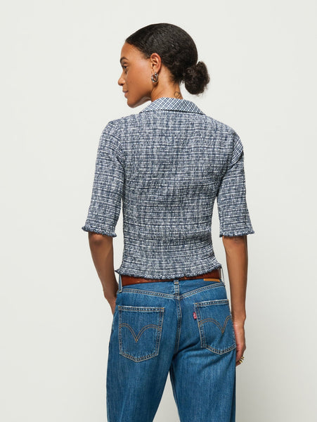 Nation Peggy Smocked Top / Picnic Check - nineNORTH | Men's & Women's Clothing Boutique