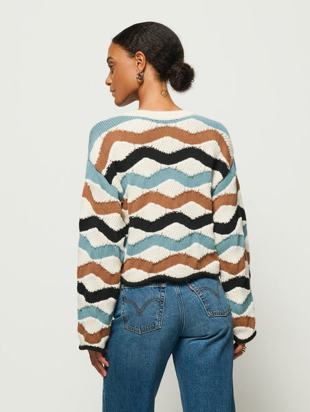 Nation Poppy Sweater / Multi Waves - nineNORTH | Men's & Women's Clothing Boutique