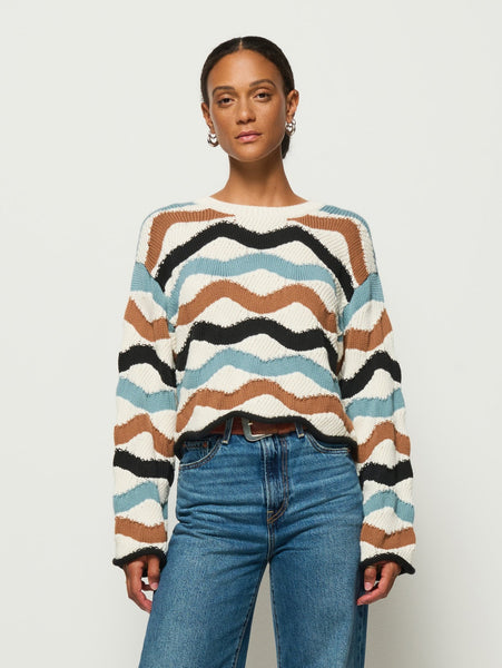 Nation Poppy Sweater / Multi Waves - nineNORTH | Men's & Women's Clothing Boutique