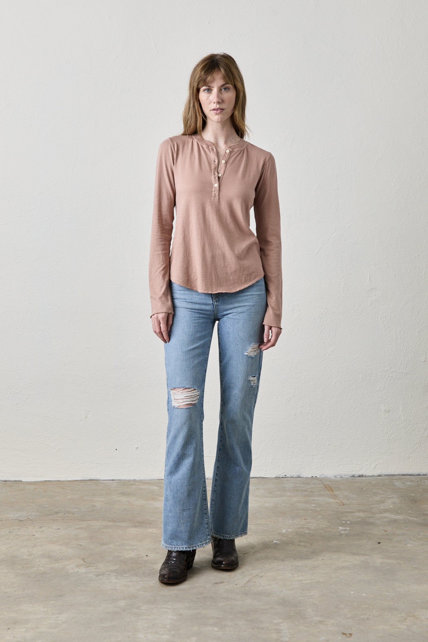 NSF Hal Henley / Blush - nineNORTH | Men's & Women's Clothing Boutique