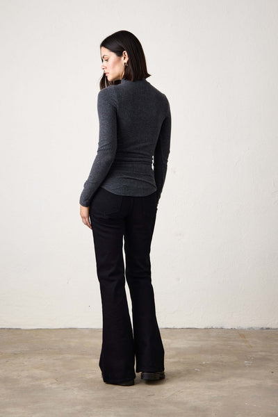 NSF Lani Plush Fitted Turtleneck / Black - nineNORTH | Men's & Women's Clothing Boutique