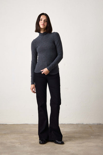 NSF Lani Plush Fitted Turtleneck / Black - nineNORTH | Men's & Women's Clothing Boutique