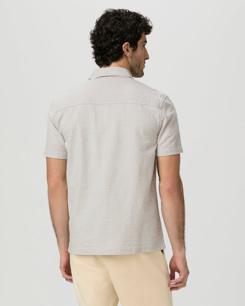 PAIGE Desoto Shirt / Silver Drop Stripe - nineNORTH | Men's & Women's Clothing Boutique