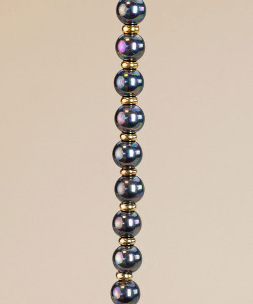 Pig & Hen Brontide 4mm Adjustable / Gray Pearl & Gold - nineNORTH | Men's & Women's Clothing Boutique