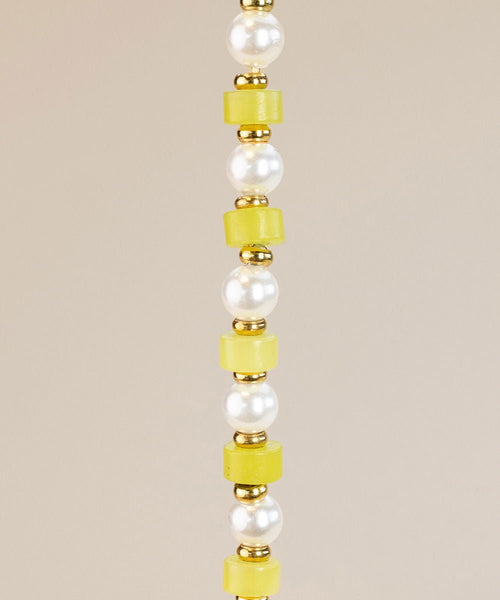 Pig & Hen Brontide 4mm Adjustable / Yellow Jade, Pearl & Gold - nineNORTH | Men's & Women's Clothing Boutique