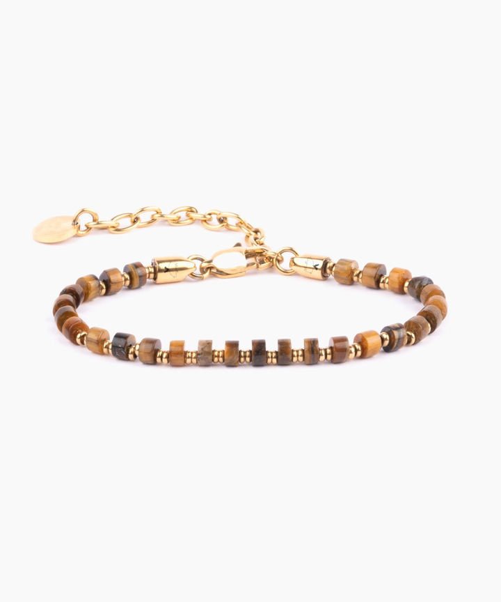 Pig & Hen Brontide 4mm / Tiger Eye & Gold - nineNORTH | Men's & Women's Clothing Boutique