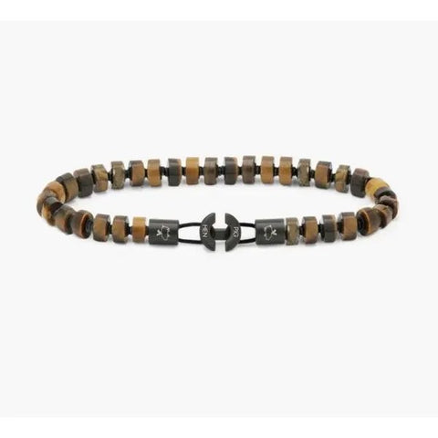 Pig & Hen Brontide 6mm / Tiger Eye & Black - nineNORTH | Men's & Women's Clothing Boutique