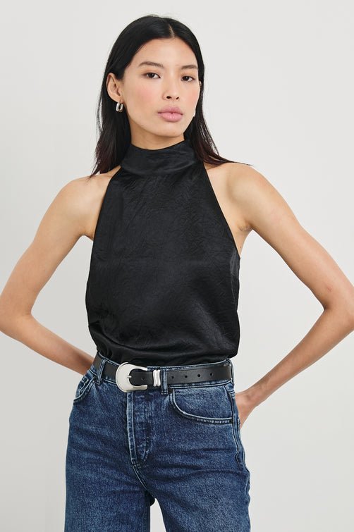 Rails Leah Top / Black Crinkle - nineNORTH | Men's & Women's Clothing Boutique