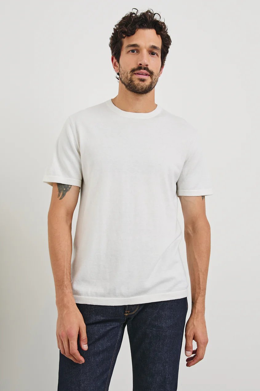 Rails Mason Cotton Cashmere Tee / Cream - nineNORTH | Men's & Women's Clothing Boutique