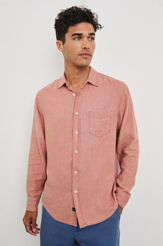 Rails Mykonos Linen Shirt / Desert Rose - nineNORTH | Men's & Women's Clothing Boutique