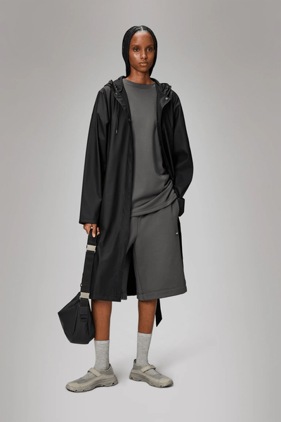 Rains A - Line Longer W Jacket / Black - nineNORTH | Men's & Women's Clothing Boutique