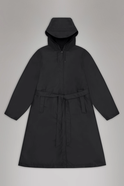 Rains A - Line Longer W Jacket / Black - nineNORTH | Men's & Women's Clothing Boutique