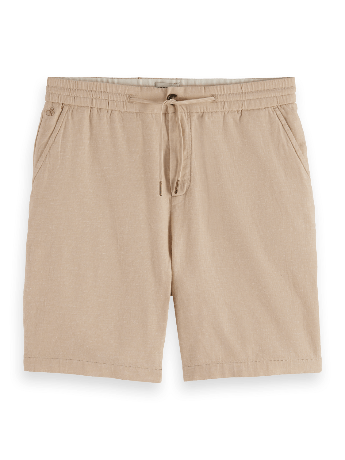 Scotch & Soda Fave Cotton - Linen Twill Bermuda Short / Soft Camel - nineNORTH | Men's & Women's Clothing Boutique