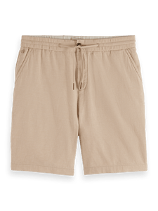 Scotch & Soda Fave Cotton - Linen Twill Bermuda Short / Soft Camel - nineNORTH | Men's & Women's Clothing Boutique