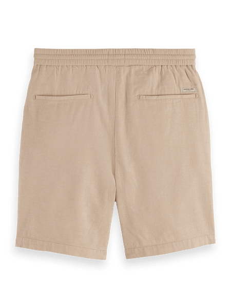 Scotch & Soda Fave Cotton - Linen Twill Bermuda Short / Soft Camel - nineNORTH | Men's & Women's Clothing Boutique