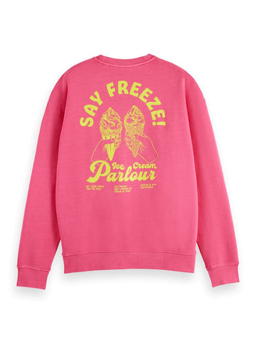 Scotch & Soda 'Say Freeze' Sweatshirt / Tropical Pink - nineNORTH | Men's & Women's Clothing Boutique