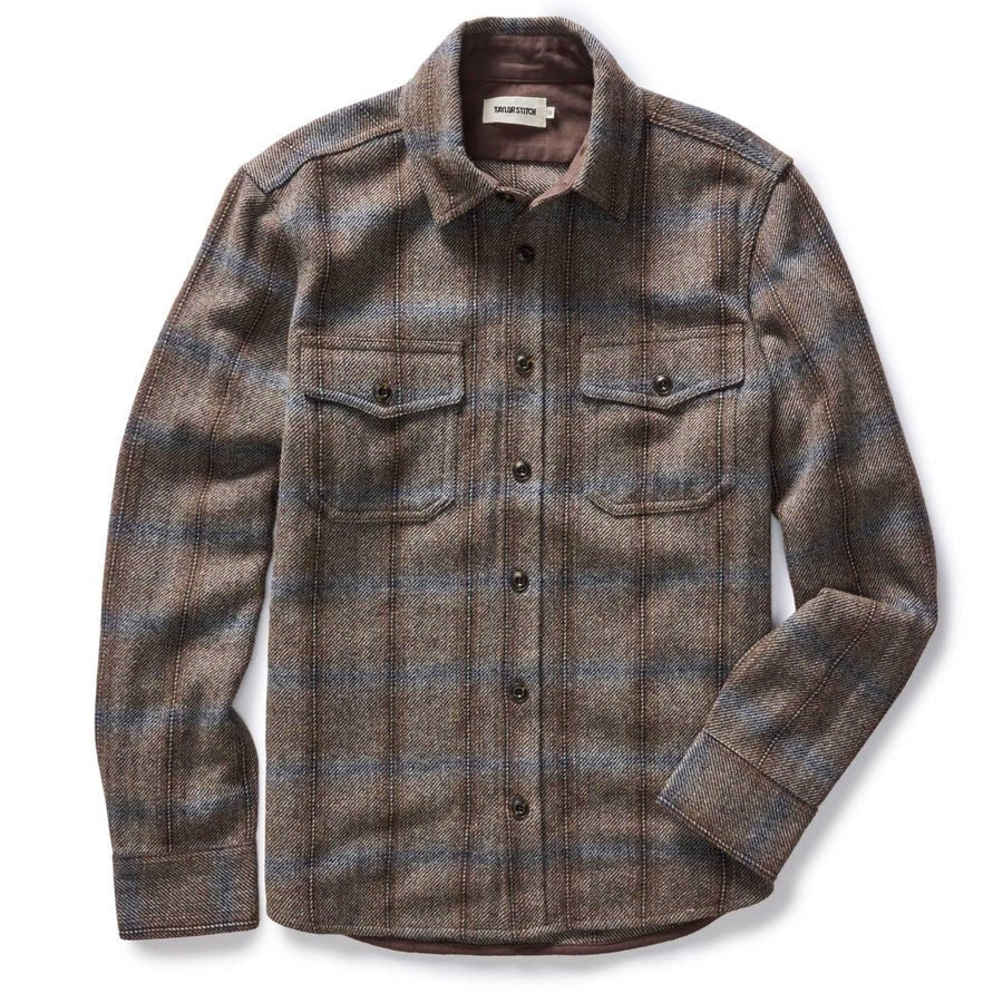 Taylor Stitch CPO Shirt / Dark Brick Plaid Wool - nineNORTH | Men's & Women's Clothing Boutique