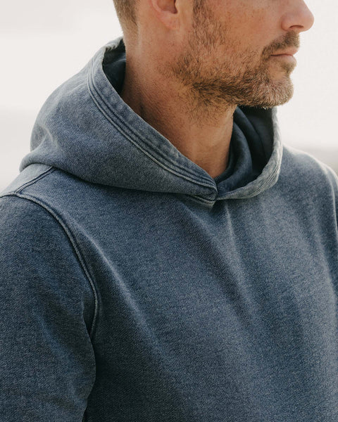 Taylor Stitch The Après Hoodie / Washed Indigo Terry - nineNORTH | Men's & Women's Clothing Boutique