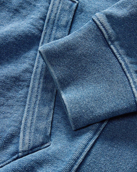Taylor Stitch The Après Hoodie / Washed Indigo Terry - nineNORTH | Men's & Women's Clothing Boutique