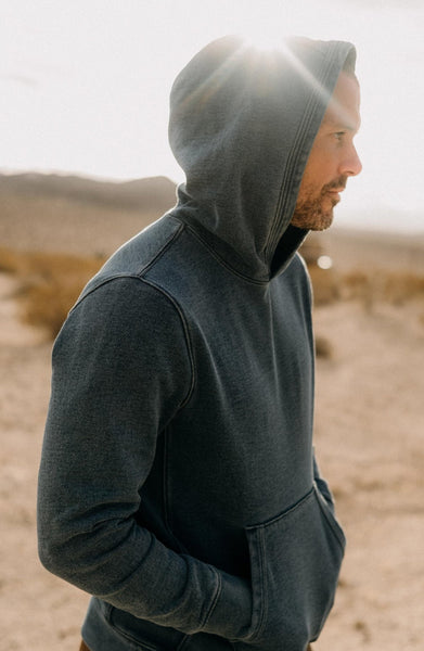Taylor Stitch The Après Hoodie / Washed Indigo Terry - nineNORTH | Men's & Women's Clothing Boutique