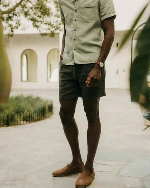 Taylor Stitch The Après Short / Faded Black Hemp - nineNORTH | Men's & Women's Clothing Boutique