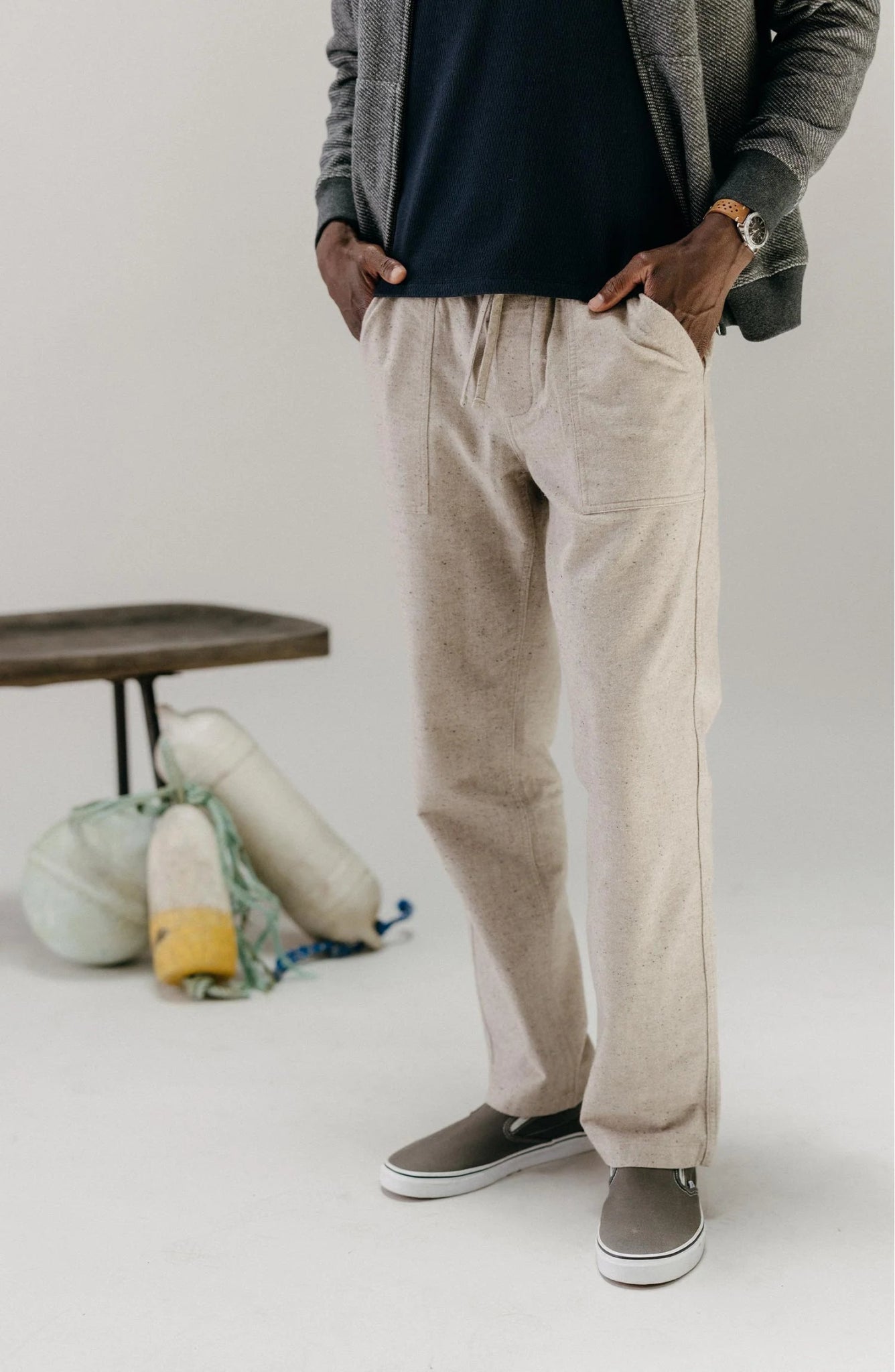 Taylor Stitch The Breakwater Pant / Oat Donegal - nineNORTH | Men's & Women's Clothing Boutique