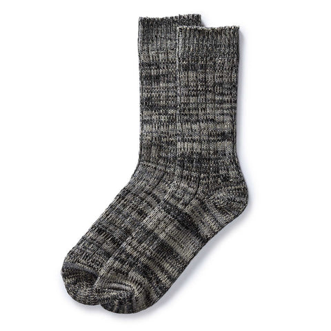 Taylor Stitch The Camp Sock / Marled Charcoal - nineNORTH | Men's & Women's Clothing Boutique