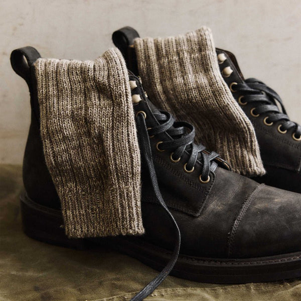 Taylor Stitch The Camp Sock / Marled Smoked Olive - nineNORTH | Men's & Women's Clothing Boutique