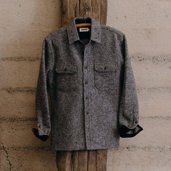 Taylor Stitch The Connor Overshirt / Heather Ash Boucle - nineNORTH | Men's & Women's Clothing Boutique