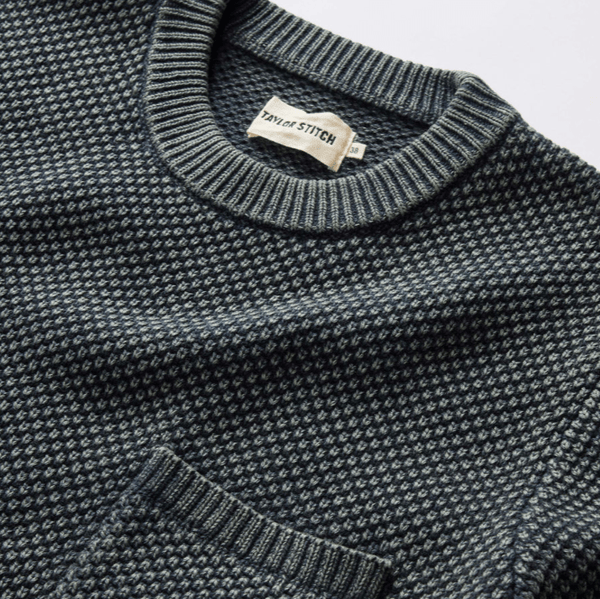 Taylor Stitch The Crawford Crew Sweater / Washed Asphalt - nineNORTH | Men's & Women's Clothing Boutique