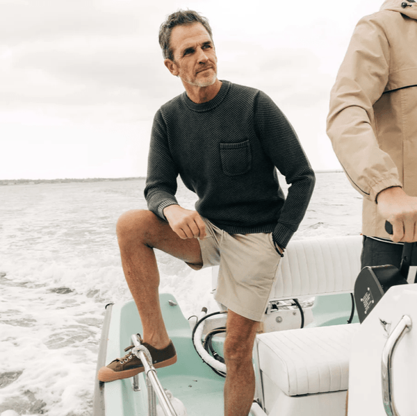 Taylor Stitch The Crawford Crew Sweater / Washed Asphalt - nineNORTH | Men's & Women's Clothing Boutique