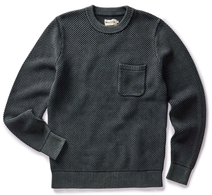 Taylor Stitch The Crawford Crew Sweater / Washed Asphalt - nineNORTH | Men's & Women's Clothing Boutique