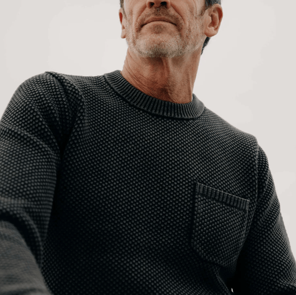 Taylor Stitch The Crawford Crew Sweater / Washed Asphalt - nineNORTH | Men's & Women's Clothing Boutique