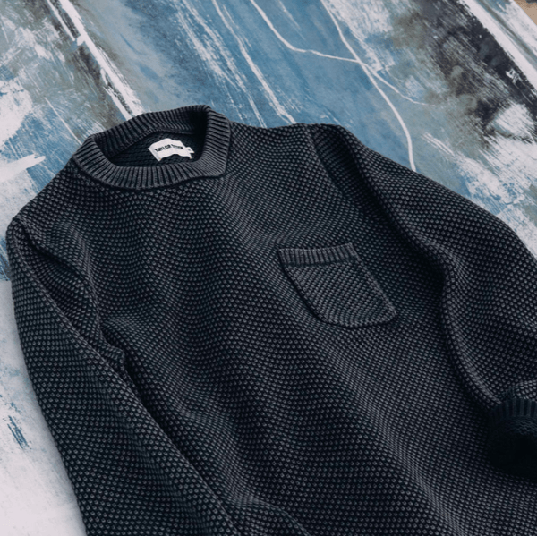 Taylor Stitch The Crawford Crew Sweater / Washed Asphalt - nineNORTH | Men's & Women's Clothing Boutique