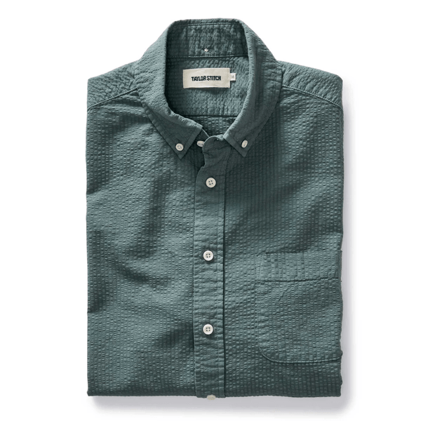 Taylor Stitch The Jack / Deep Sea Seersucker - nineNORTH | Men's & Women's Clothing Boutique
