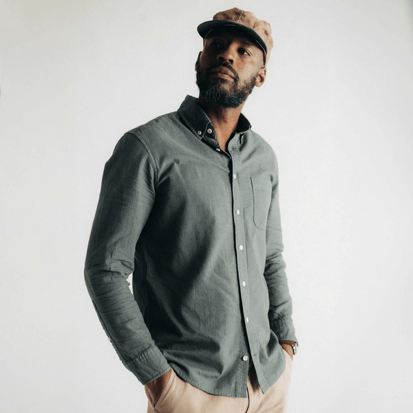 Taylor Stitch The Jack / Deep Sea Seersucker - nineNORTH | Men's & Women's Clothing Boutique