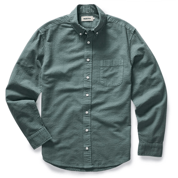Taylor Stitch The Jack / Deep Sea Seersucker - nineNORTH | Men's & Women's Clothing Boutique