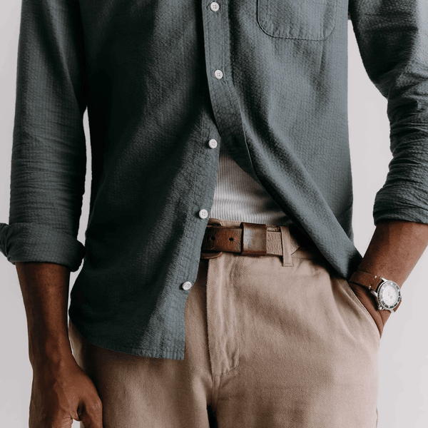 Taylor Stitch The Jack / Deep Sea Seersucker - nineNORTH | Men's & Women's Clothing Boutique