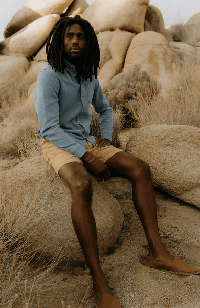 Taylor Stitch The Jack / Washed Indigo Waffle - nineNORTH | Men's & Women's Clothing Boutique