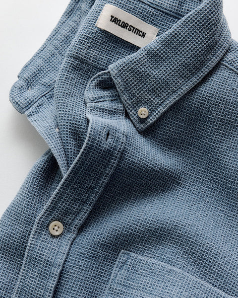 Taylor Stitch The Jack / Washed Indigo Waffle - nineNORTH | Men's & Women's Clothing Boutique