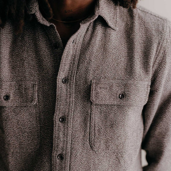 Taylor Stitch The Ledge Shirt / Granite Linen Tweed - nineNORTH | Men's & Women's Clothing Boutique