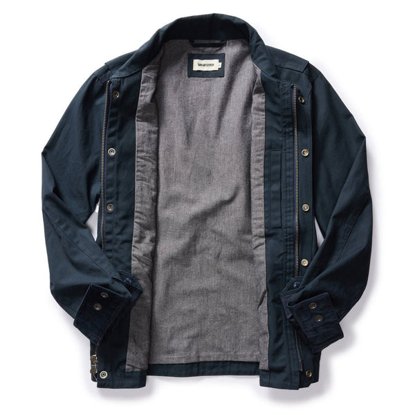 Taylor Stitch The Pathfinder Jacket / Dark Navy Dry Wax - nineNORTH | Men's & Women's Clothing Boutique